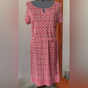 Adventura Organic Short Sleeve Patterned Dress